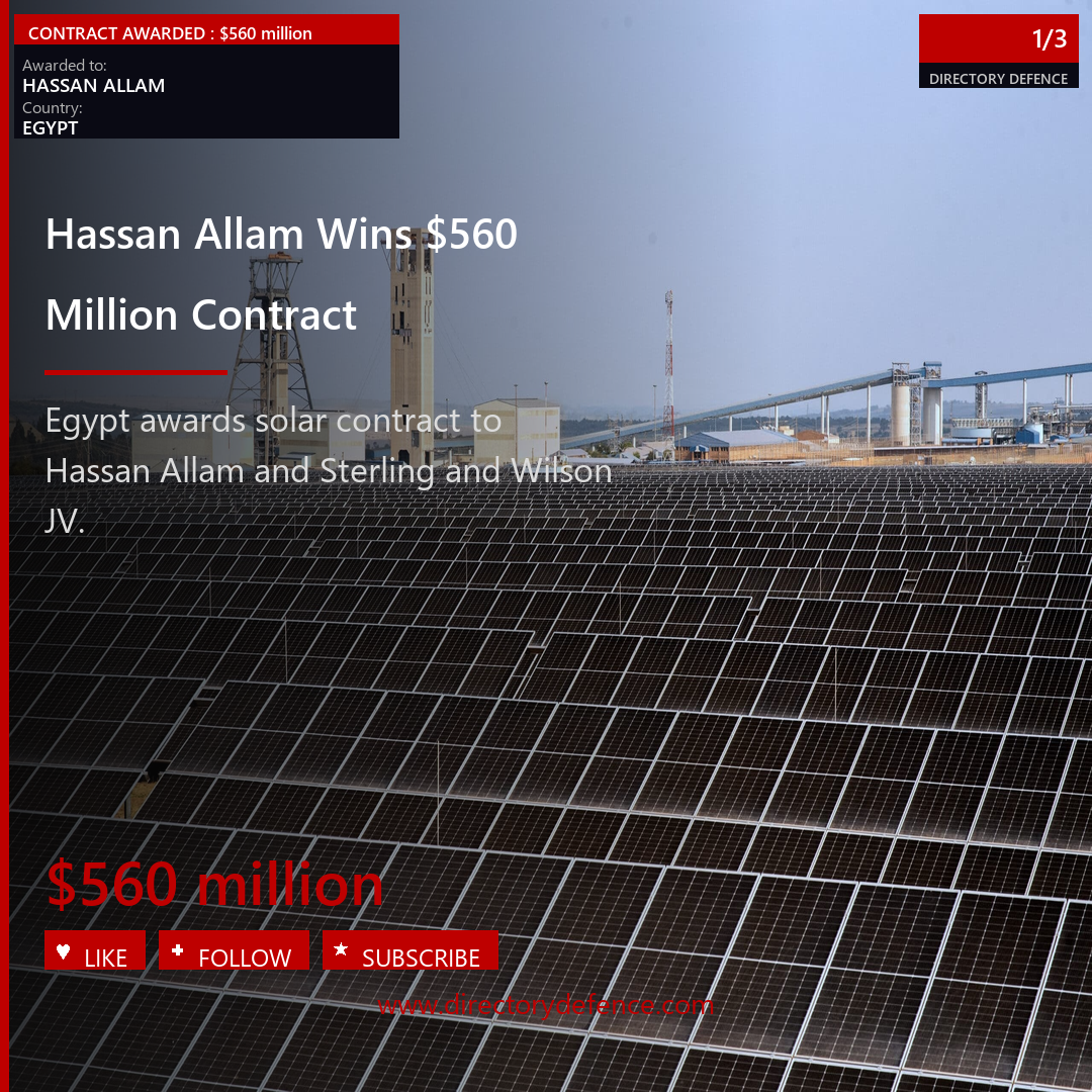 Hassan Allam Construction and Sterling Wilson secure $560M solar project in Egypt